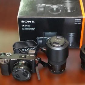 SONYα6400 ダブルズームレンズキット+30mm F1.4 DC DN