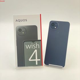 AQUOS wish4 4GB/64GB ブルー A402SH Y!mobile版SIMフリー 極美
