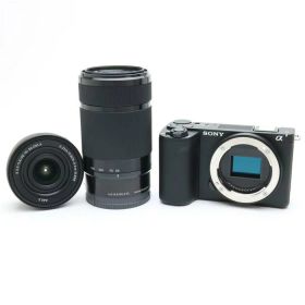 【中古】 《並品》 SONY VLOGCAM ZV-E10 II ダブルズームレンズキット ZV-E10M2X B ブラック [ デジタルカメラ ]