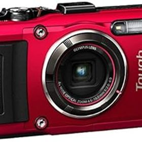 【中古】【良い】OLYMPUS デジタルカメラ STYLUS TG-4 Tough レッド 1600万画素CMOS F2.0 15m 防水 100kgf耐荷重 GPS+電子コンパス&内蔵Wi-Fi TG-4 RED