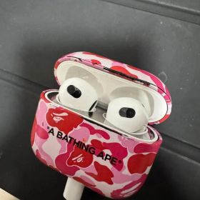 ☆良品 AirPods 第3世代 A BATHING APE ケース ピンク