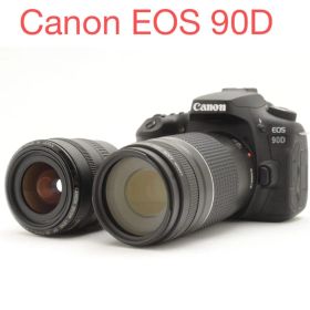 デジタル 一眼レフ カメラCanon EOS 90D標準&望遠ダブルレンズセット