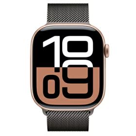 Apple Apple Watch Series10 46mm GPS+Cellularモデル MWY73J/A A3003【ローズゴールドアルミニウムケース/スレートミラネーゼループ】 [中古] 【当社3ヶ月間保証】 イオシス
