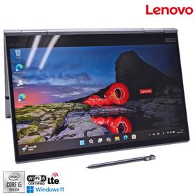 爆買 訳あり 2-in-1 SIMフリーWi-Fi6 顔認証 ノートパソコン Lenovo ThinkPad X1 Yoga Gen5 Core i5 10210U m.2SSD256G メモリ8G Windows11