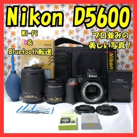 ニコン(Nikon)の❤Nikon D5600❤Wi-Fi＆Bluetooth転送❤超高画質❤美品❤(デジタル一眼)