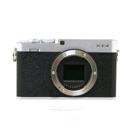 【中古】 (フジフイルム) FUJIFILM X-E4-S シルバー ボディ・バッテリーのみ【中古カメラ デジタル一眼】 ランク：B