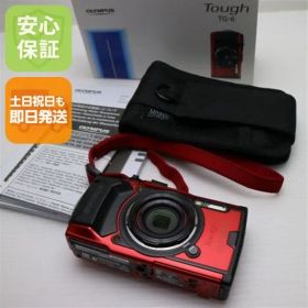 超美品 TG-6 レッド 即日発送 OLYMPUS コンパクトデジタルカメラ 土日祝発送OK 05000