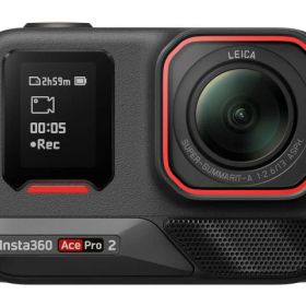 【ポイント10倍】 Insta360 ビデオカメラ Insta360 Ace Pro 2 ポケットプリンターキット [ミッドナイトブラック] [タイプ：アクションカメラ 画質：8K 撮影時間：180分 本体重量：177.2g 撮像素子：1/1.3型] 【P10倍】