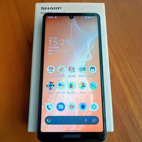 シャープ(SHARP)の【美品】AQUOS sense4 SH-M15 シルバー SIMフリー(スマートフォン本体)