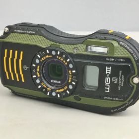 コンパクトデジタルカメラ WG-3 GPS グリーン 1600万画素 ズーム倍率 4倍 ペンタックス PENTAX 防水デジタルカメラ 2509LR207
