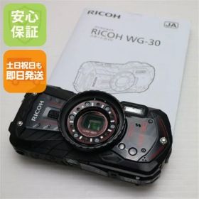 美品 WG-30 エボニーブラック 即日発送 コンデジ RICOH 本体 土日祝発送OK 03000