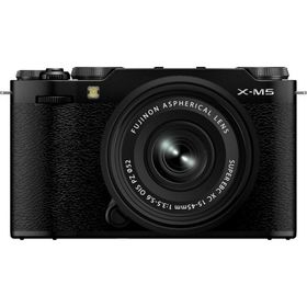 FUJIFILM 富士フイルム ミラーレス一眼カメラ X-M5 XC15-45mmレンズキット ブラック 新品