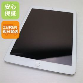アップル(Apple)の超美品 SIMフリー iPad6 第6世代 Wi-Fi+Cellular セルラー 32GB シルバー M999(タブレット)