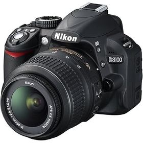 【中古】［非常に良い］Nikon D3100 14.2MP デジタル一眼レフカメラ 18-55mm f/3.5-5.6 AF-S DX VR Nikkor ズームレンズ付き