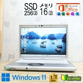 ★美品 高性能10世代4コアi5！M.2 NVMeSSD256GB メモリ16GB★CF-SV9 Core i5-10310U Webカメラ TypeC Win11 MS Office2019 H&B★P93697