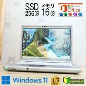 ★美品 高性能10世代4コアi5！M.2 NVMeSSD256GB メモリ16GB★CF-SV9 Core i5-10310U Webカメラ TypeC Win11 MS Office2019 H&B★P94849