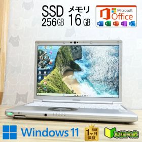 ★美品 高性能10世代4コアi5！M.2 NVMeSSD256GB メモリ16GB★CF-SV9 Core i5-10310U Webカメラ TypeC Win11 MS Office2019 H&B★P91856