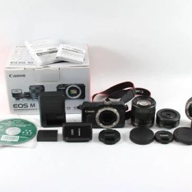 Canon キャノン EOS M ミラーレス一眼 EF-M ダブルレンズキット