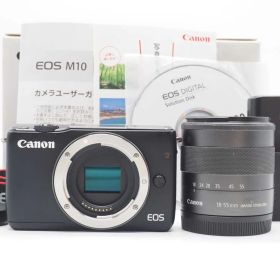 キャノン Canon EOS M10 18.0MP Mirrorless Digital camera 15-45mm Lens [良品] #Z5881A