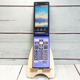 au 京セラ かんたんケータイ KYF38 ロイヤルブルー 665