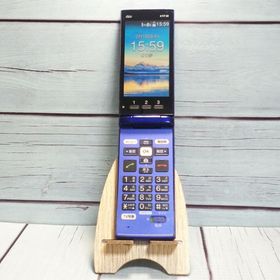 au 京セラ かんたんケータイ KYF38 ロイヤルブルー 025