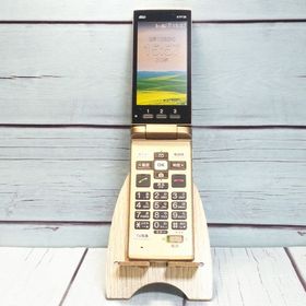 au 京セラ かんたんケータイ KYF38 シャンパンゴールド 107