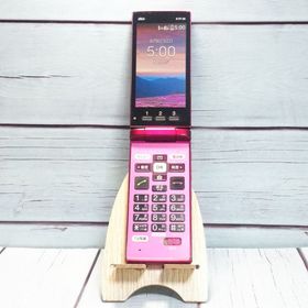 au 京セラ かんたんケータイ KYF38 ワインレッド 425