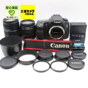 【極上品】 Canon EOS 60D ダブルズームキット EF-S 18-55mm F3.5-5.6 IS + EF-S 55-250mm F4-5.6 IS 付属 デジタル一眼レフカメラ #0540218