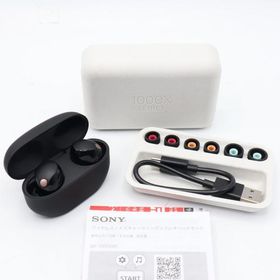 ボーナスストア+5％【美品】SONY WF-1000XM5-B ブラック ワイヤレス ノイズキャンセリングイヤホン ソニー 本体