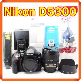 Nikon D5300 一眼レフカメラ スマホ転送機能搭載 シングルレンズセット