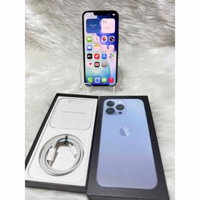 アイフォーン(iPhone)のiphone 13PRO シエラブルー128GB 国内版 SIMフリー「箱付き」(スマートフォン本体)