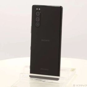 ソフマップ 〔中古品〕 Xperia 5 64GB ブラック SO-01M docomoロック解除SIMフリー【269】