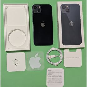 アップル(Apple)のiPhone13 無印 128GB バッテリー87%ミッドナイト中古Simフリー(スマートフォン本体)