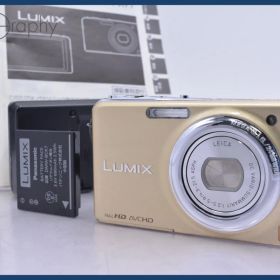 【動作保証】 パナソニック Panasonic LUMIX DMC-FX77 元箱、バッテリー、充電器、取扱説明書付属 同梱無料 #am3627