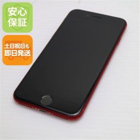 アイフォーン(iPhone)の超美品 SIMフリー iPhone8 64GB レッド M555(スマートフォン本体)