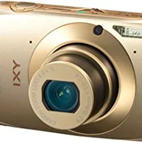 【中古】Canon デジタルカメラ IXY32ゴールド IXY32S(GL) 1210万画素 光学4.4倍ズーム 3.2型ワイドタッチパネル フルHD動画