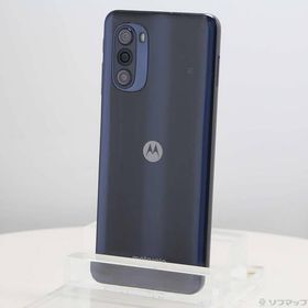 〔中古〕Motorola(モトローラ) moto g52j 5G II 128GB インクブラック PATM0004JP SIMフリー〔377-ud〕
