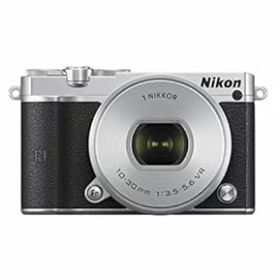 【中古】Nikon ミラーレス一眼 Nikon1 J5 標準パワーズームレンズキット シルバー J5HPLKSL