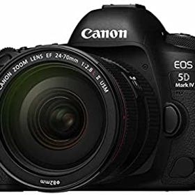 【中古】Canon デジタル一眼レフカメラ EOS 5D MarkIV レンズキット EF24-70 F2.8L II USM 付属 EOS5DM4-2470LIILK