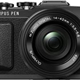 【中古】OLYMPUS PEN Lite E-PL7 14-42mm EZレンズキット ブラック ミラーレス一眼 E-PL7 EZ LKIT BLK