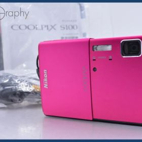ニコン Nikon COOLPIX S100 5x 元箱、バッテリー、取扱説明書付属 同梱無料 #mj8428