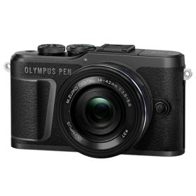 【中古】OLYMPUS オリンパス PEN E-PL10 14-42mm EZレンズキット ブラック