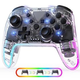 Switch コントローラー ワイヤレス Proコン スケルトン 光る ターボ付