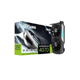 ZOTAC (ゾタック) Gaming GeForce RTX 4070 ツインエッジ OC DLSS 3 12GB GDDR6X 192ビット 21Gbps PCIE 4.0 コンパクトゲーミンググラフィックスカード IceStor