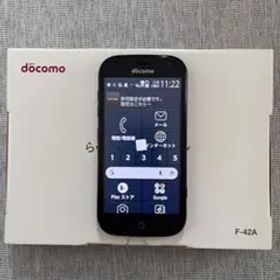 ドコモ docomo らくらくフォン F-42A ネイビー
