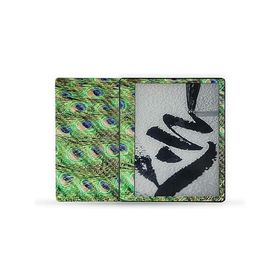 MightySkins Carbon Fiber Skin Compatible with Kindle Scribe (2022) Full Wrap - Peacock Pattern | Textured Carbon Fiber Finish | Easy to Ap_並行輸入