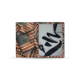 MightySkins Glossy Glitter Skin Compatible with Kindle Scribe (2022) Full Wrap - Vintage American | High-Gloss Glitter Finish | Easy to Ap_並行輸入