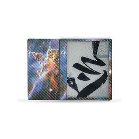 MightySkins Carbon Fiber Skin Compatible with Kindle Scribe (2022) Full Wrap - Golden Nebula | Protective Textured Carbon Fiber Finish | E_並行輸入