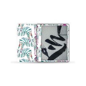 MightySkins Glossy Glitter Skin Compatible with Kindle Scribe (2022) Full Wrap - Zebra Mosaic | Protective High-Gloss Glitter Finish | Eas_並行輸入