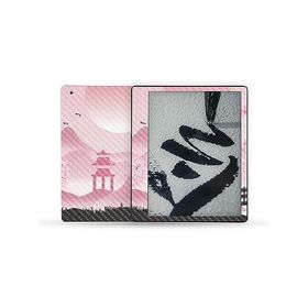 MightySkins Carbon Fiber Skin Compatible with Kindle Scribe (2022) Full Wrap - Cherry Blossom Dream | Textured Carbon Fiber Finish | Easy _並行輸入